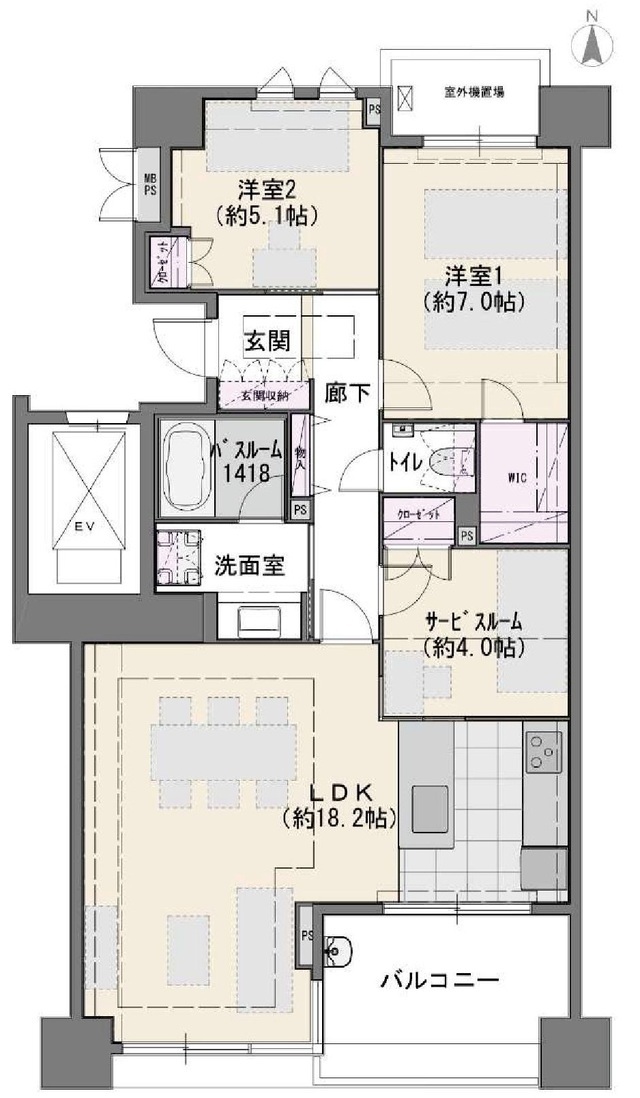 81m2超のゆとりある住空間　リフォーム済みのため快適にお住いいただける、使い勝手の良い間取りです。