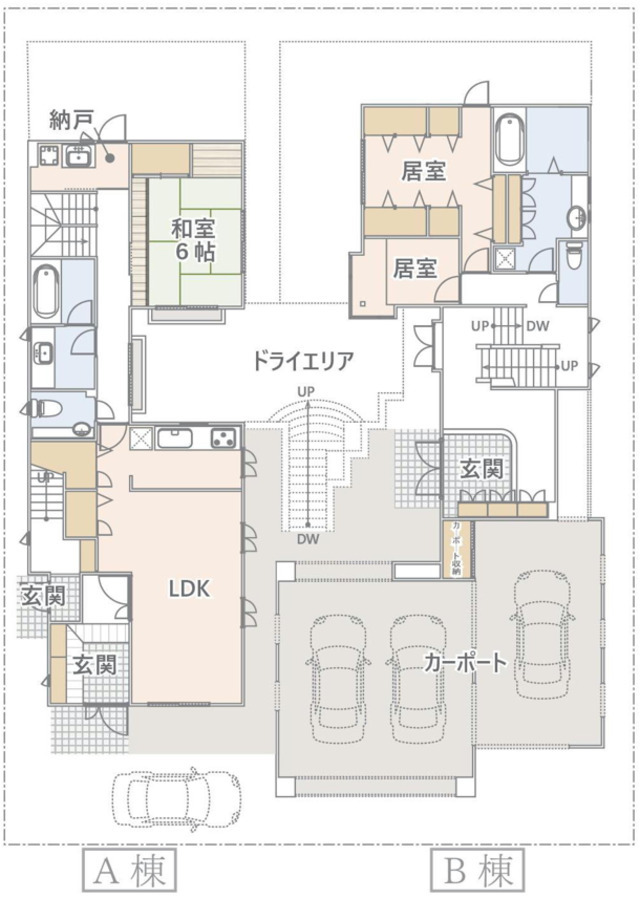 １F　間取図